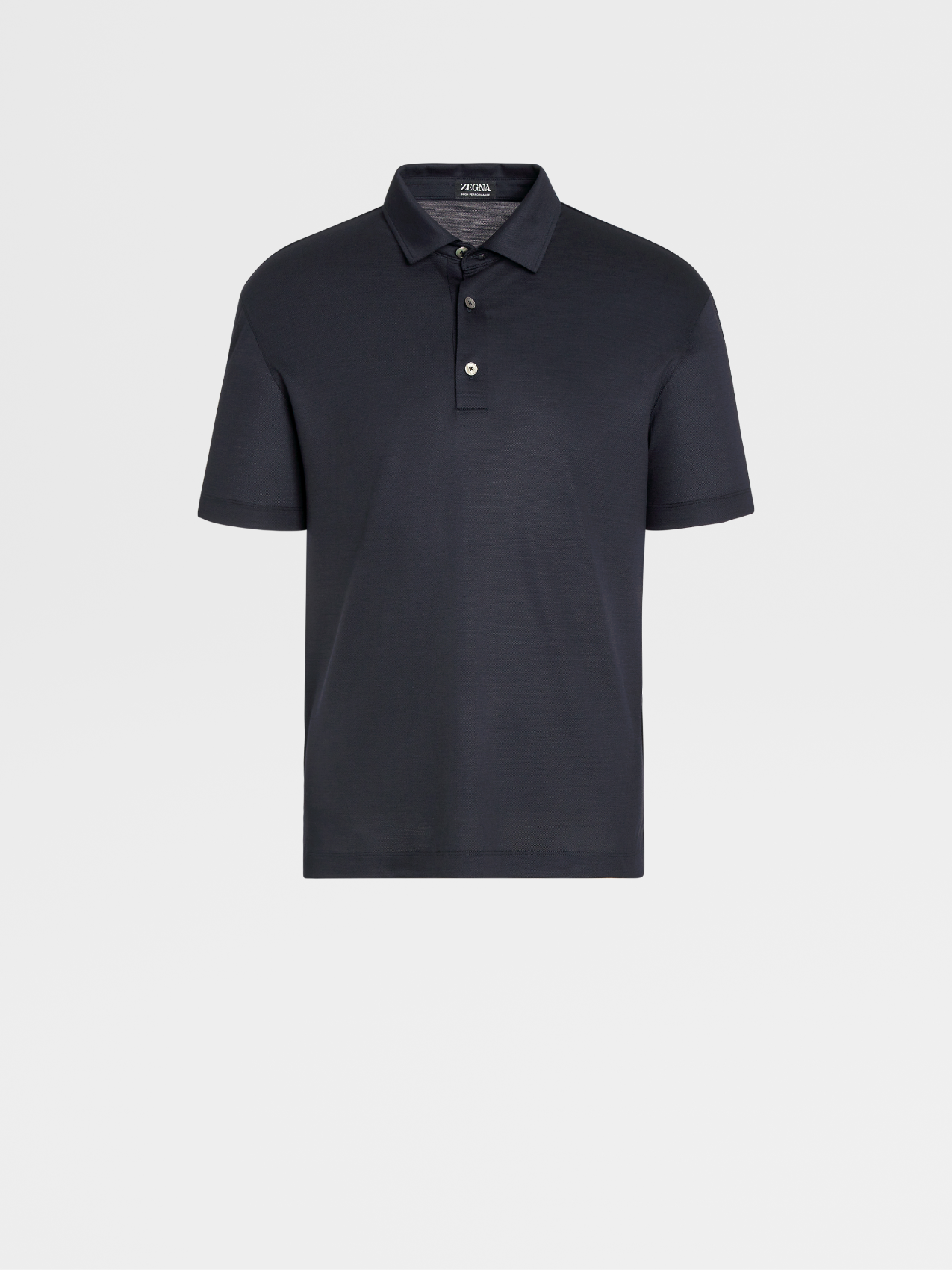 海军蓝 High Performance™ 羊毛短袖 Polo 衫